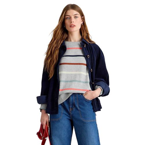 White Stuff Olive Stripe Jumper